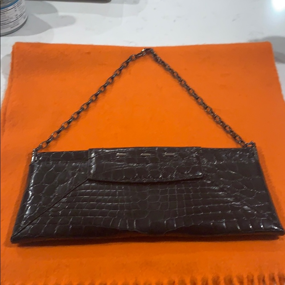 RARE REAL CROCODILE VBF hand made in Italy